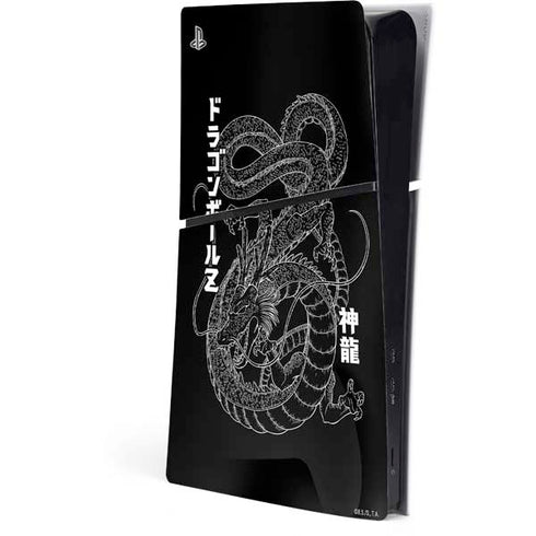 Dragon Ball Z Negative Shenron PS5 Slim Digital Edition Console Skin